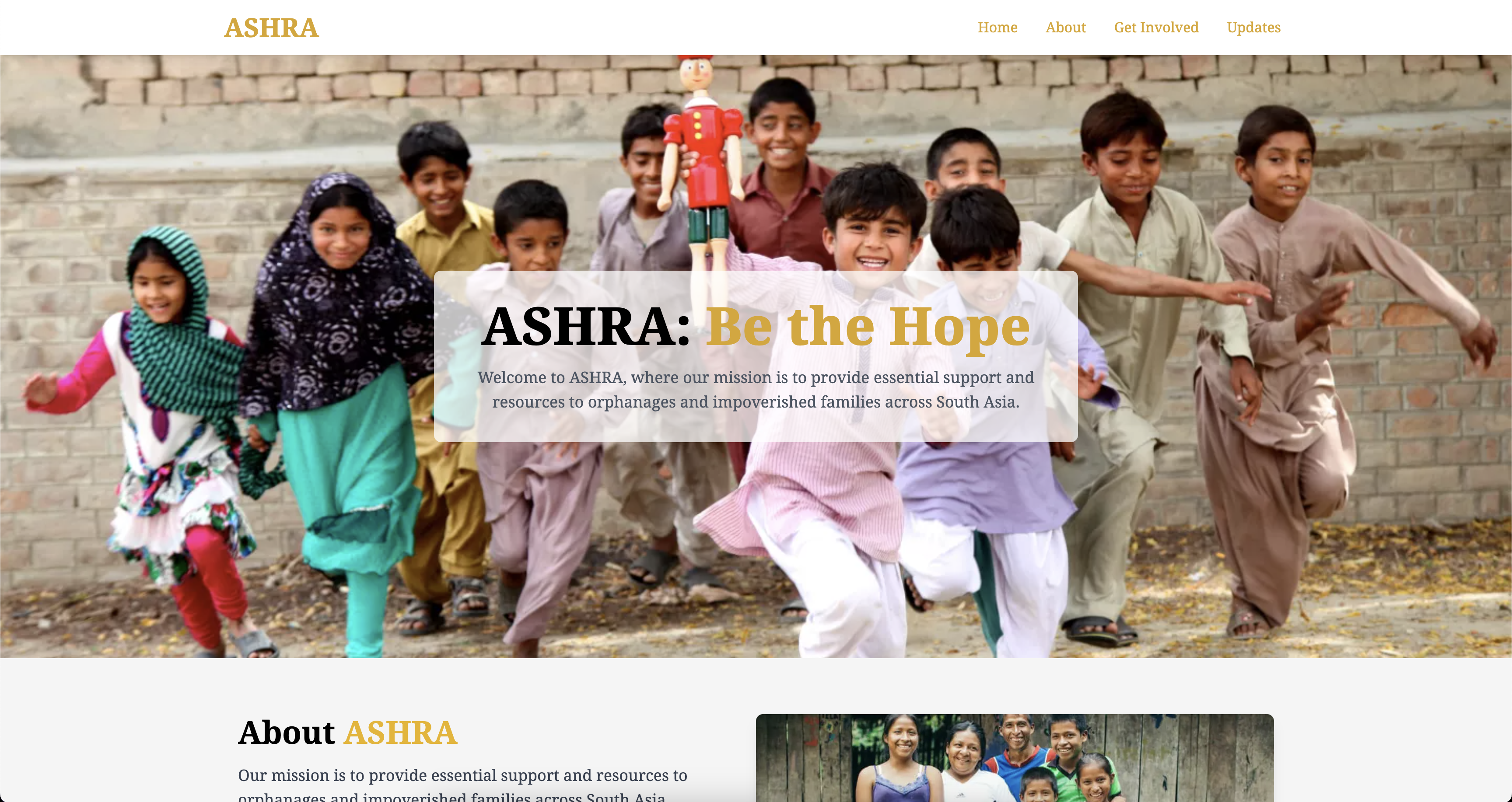 ASHRA: Be The Hope